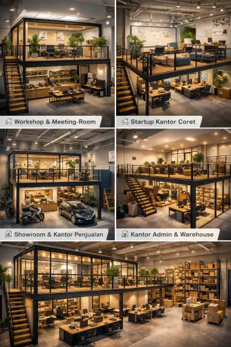 Mezzanine Ruang Kantor di Tigaraksa
